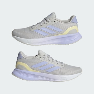 Foto 8 | Tenis De Running Runfalcon 5 Adidas Gris Mujer