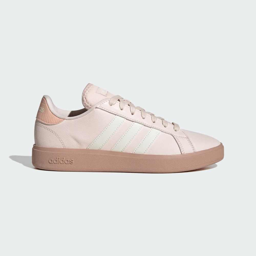 Foto 3 pulgar | Tenis Grand Court Base 2.0 Adidas Rosas para Mujer