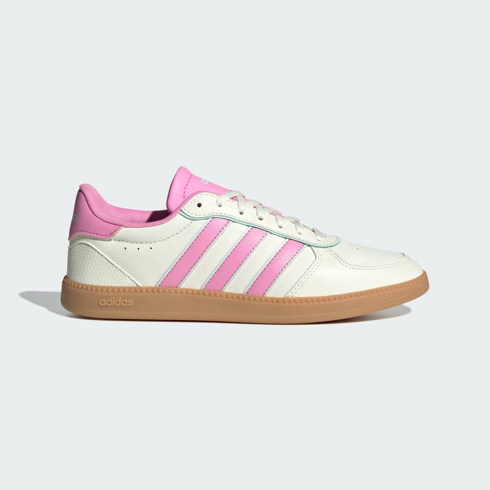 Foto 3 pulgar | Tenis Breaknet Sleek Adidas Blanco Mujer