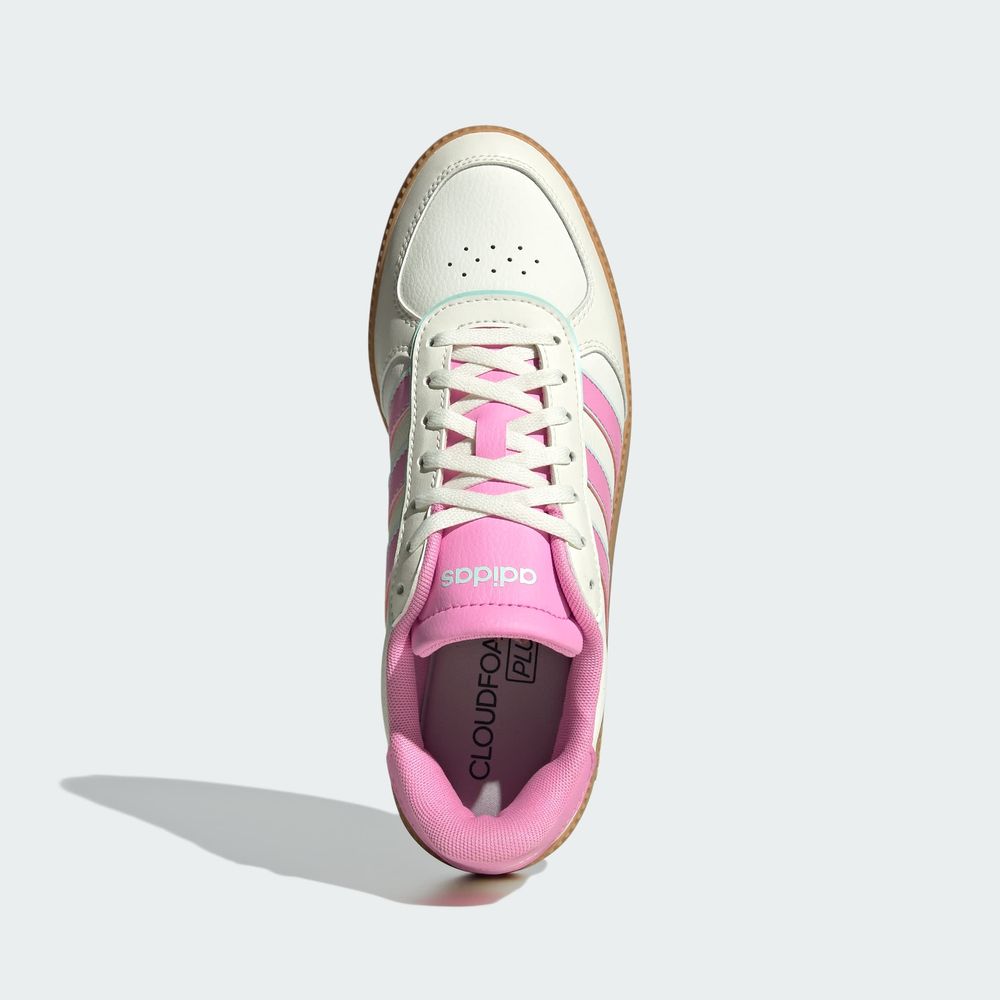 Foto 5 pulgar | Tenis Breaknet Sleek Adidas Blanco Mujer