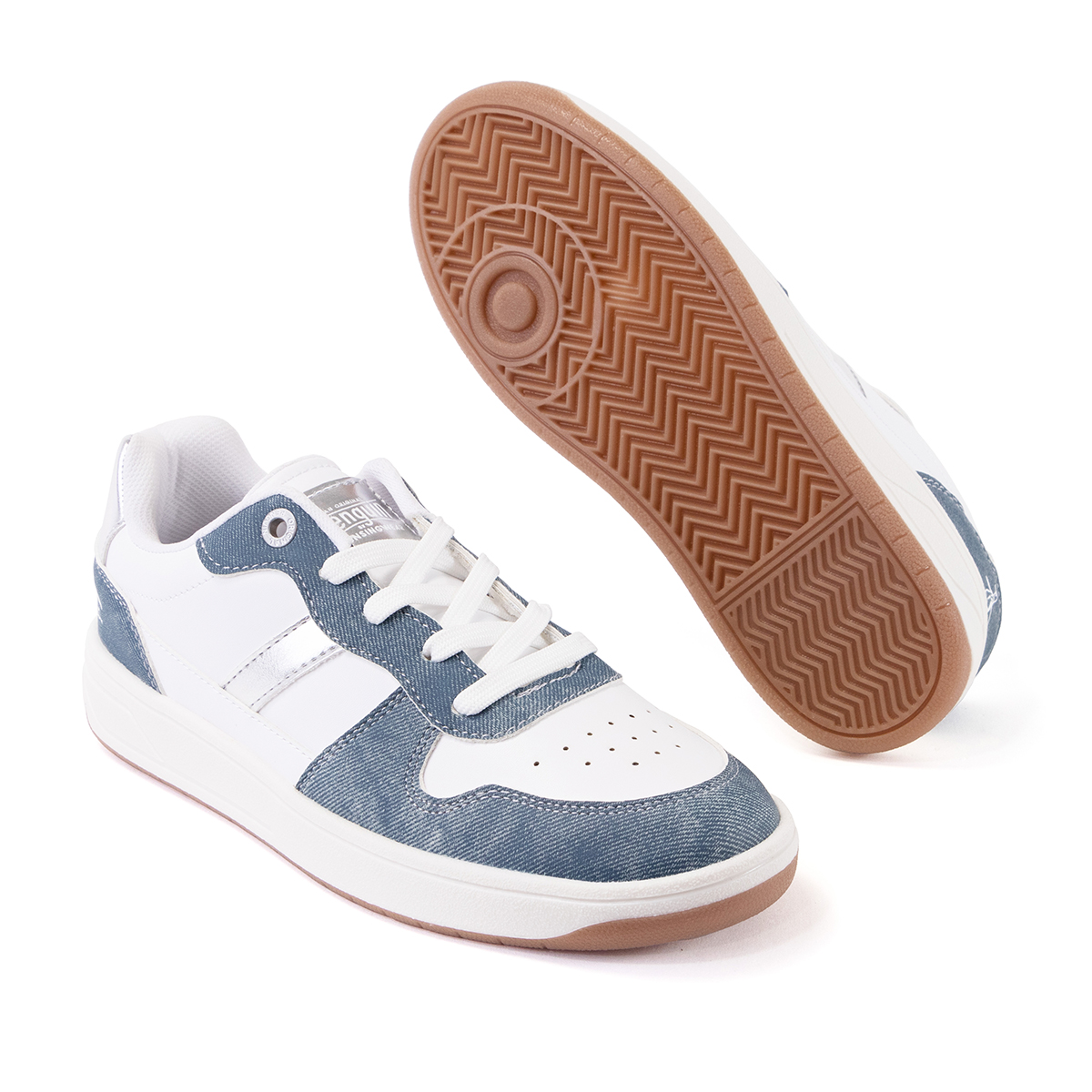 Foto 2 pulgar | Tenis Original Penguin Style Elsie Azul Demin