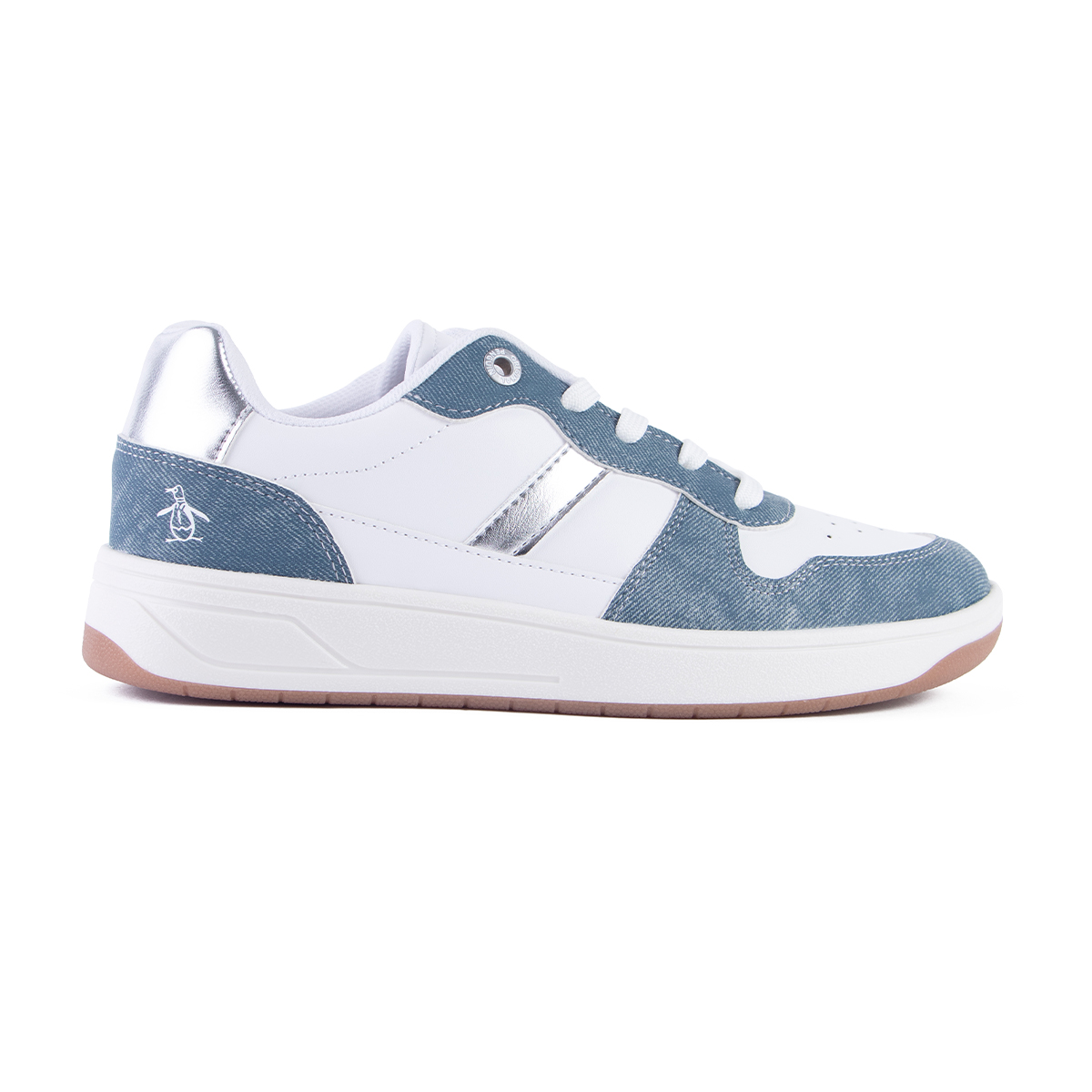 Foto 3 pulgar | Tenis Original Penguin Style Elsie Azul Demin