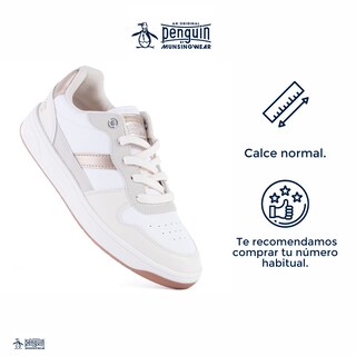 Foto 3 | Tenis Original Penguin Style Elsie Beige