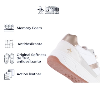Foto 4 | Tenis Original Penguin Style Elsie Beige