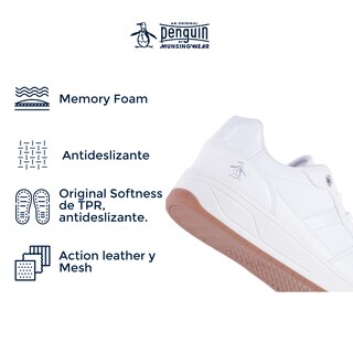 Foto 4 | Tenis Original Penguin Style Elsie Blanco