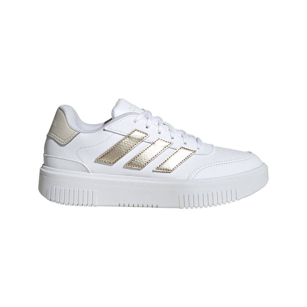 Foto 2 pulgar | Tenis Adidas Courtblock Blanco para Mujer
