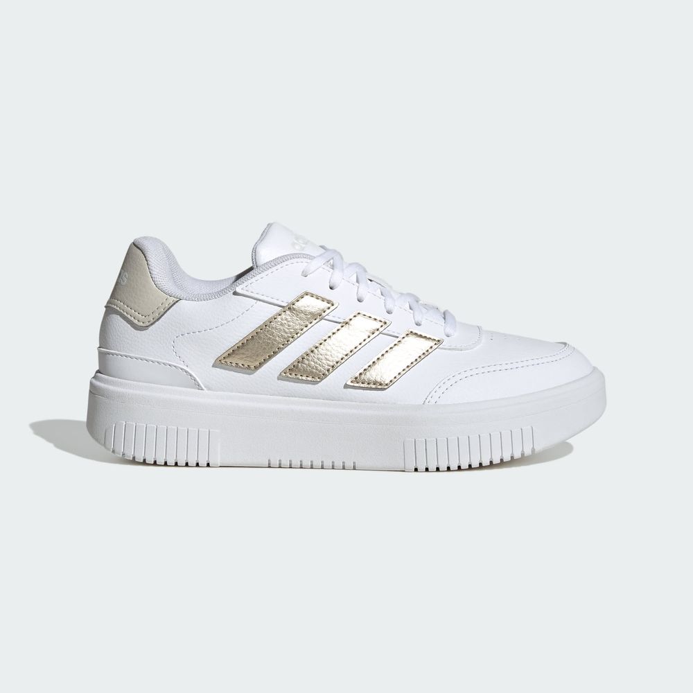 Foto 3 pulgar | Tenis Adidas Courtblock Blanco para Mujer