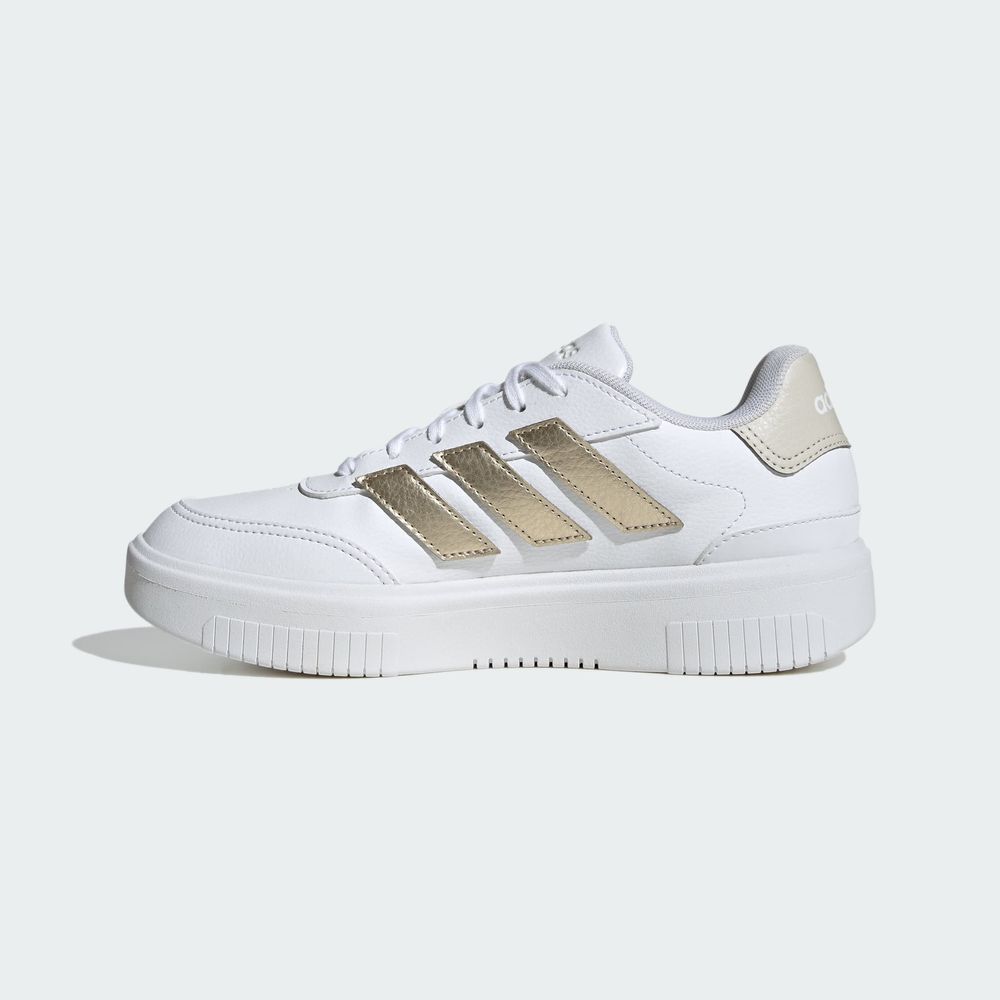 Foto 4 pulgar | Tenis Adidas Courtblock Blanco para Mujer