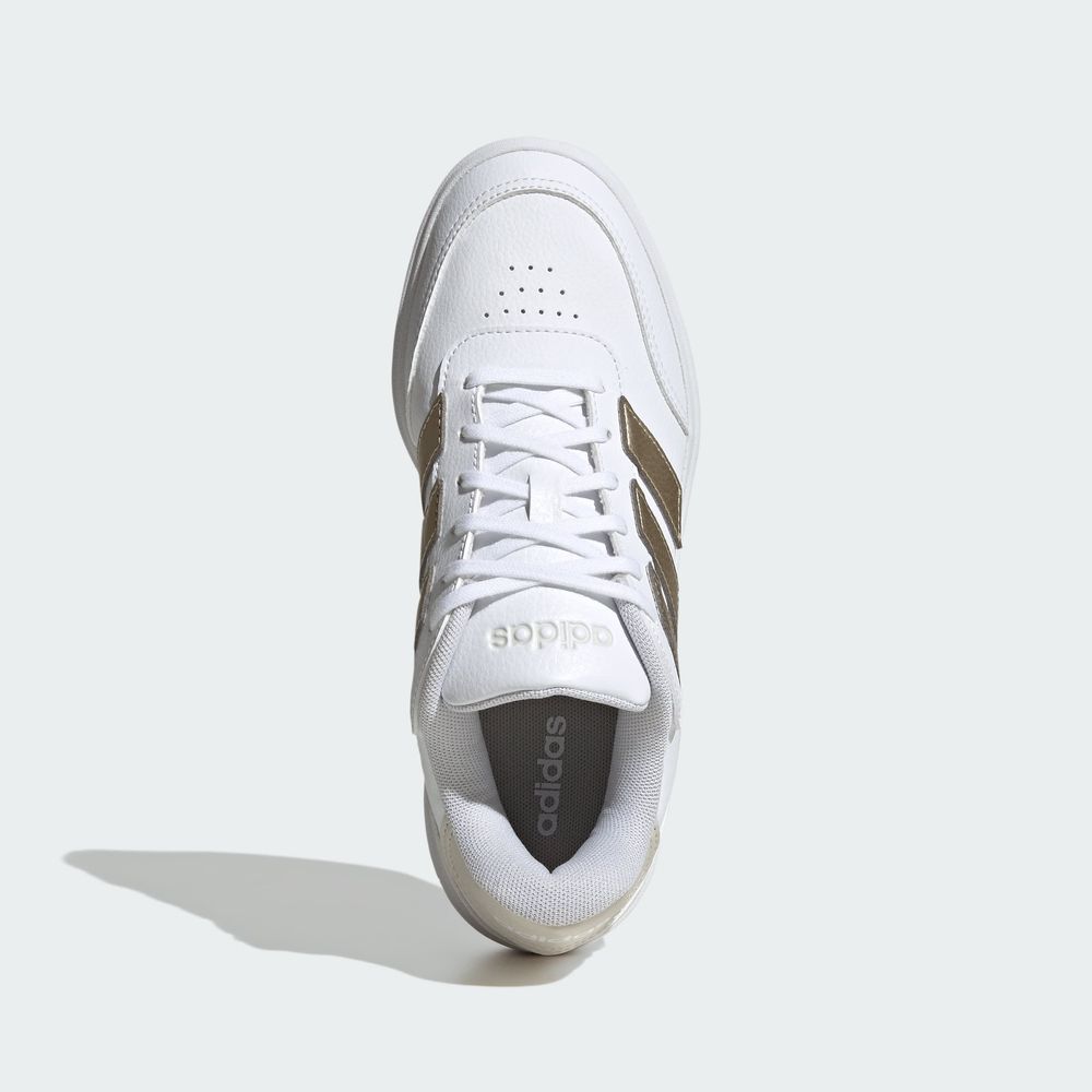 Foto 5 pulgar | Tenis Adidas Courtblock Blanco para Mujer