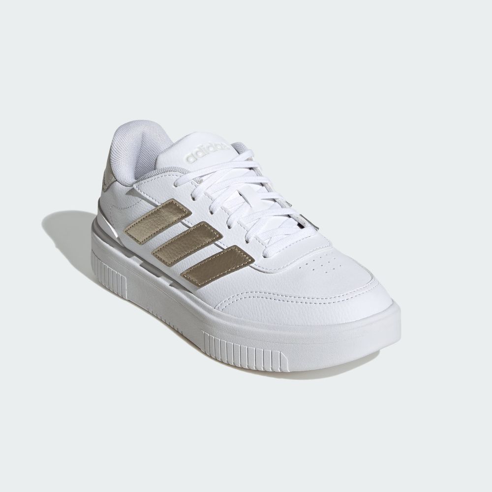 Foto 7 pulgar | Tenis Adidas Courtblock Blanco para Mujer