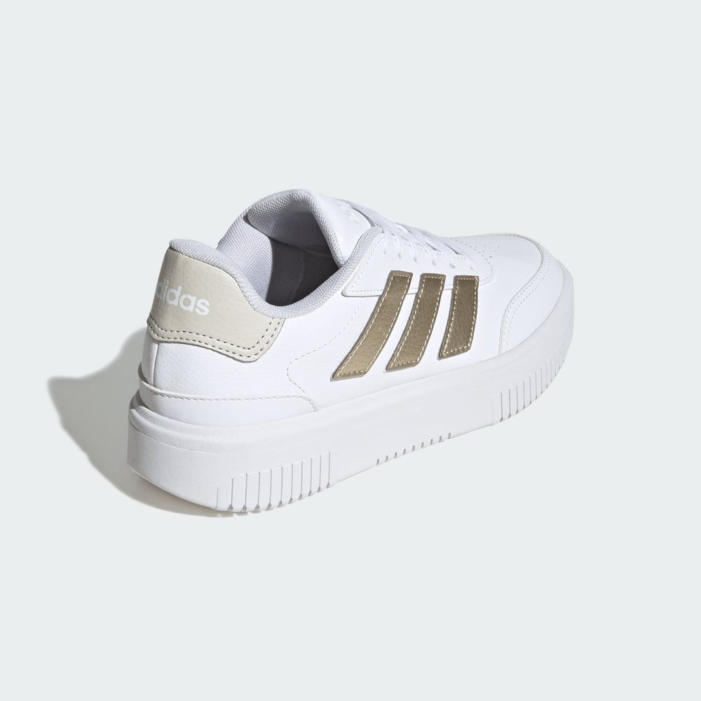 Foto 8 pulgar | Tenis Adidas Courtblock Blanco para Mujer