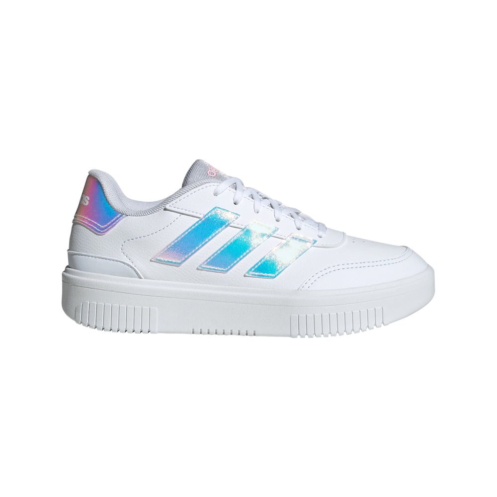 Foto 2 pulgar | Tenis Courtblock Adidas Blancos para Mujer