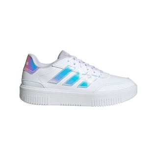 Foto 1 | Tenis Courtblock Adidas Blancos para Mujer