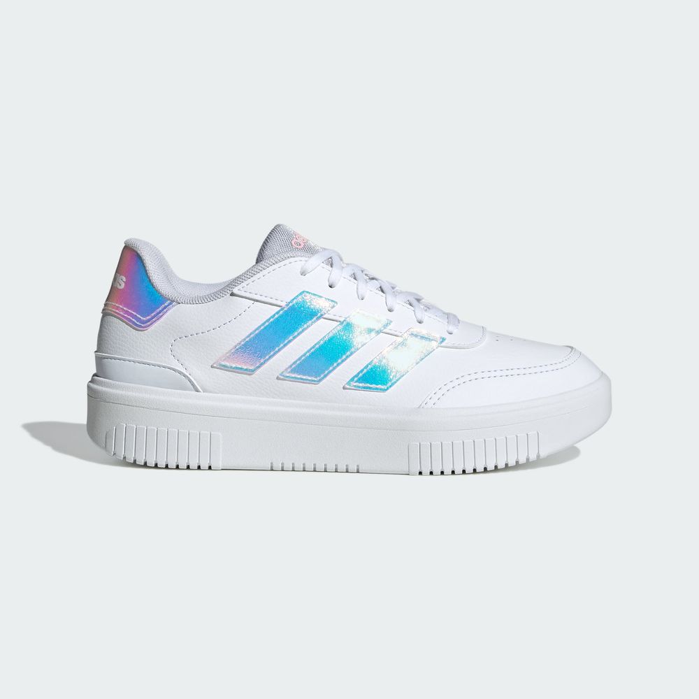 Foto 3 pulgar | Tenis Courtblock Adidas Blancos para Mujer