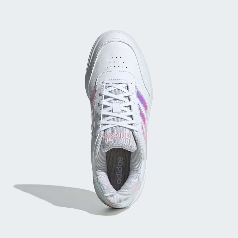 Foto 5 pulgar | Tenis Courtblock Adidas Blancos para Mujer