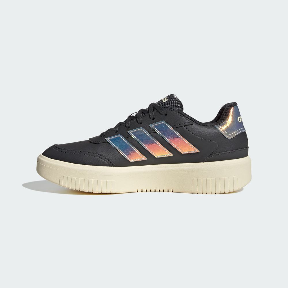 Foto 4 pulgar | Tenis Adidas Courtblock Gris para Mujer
