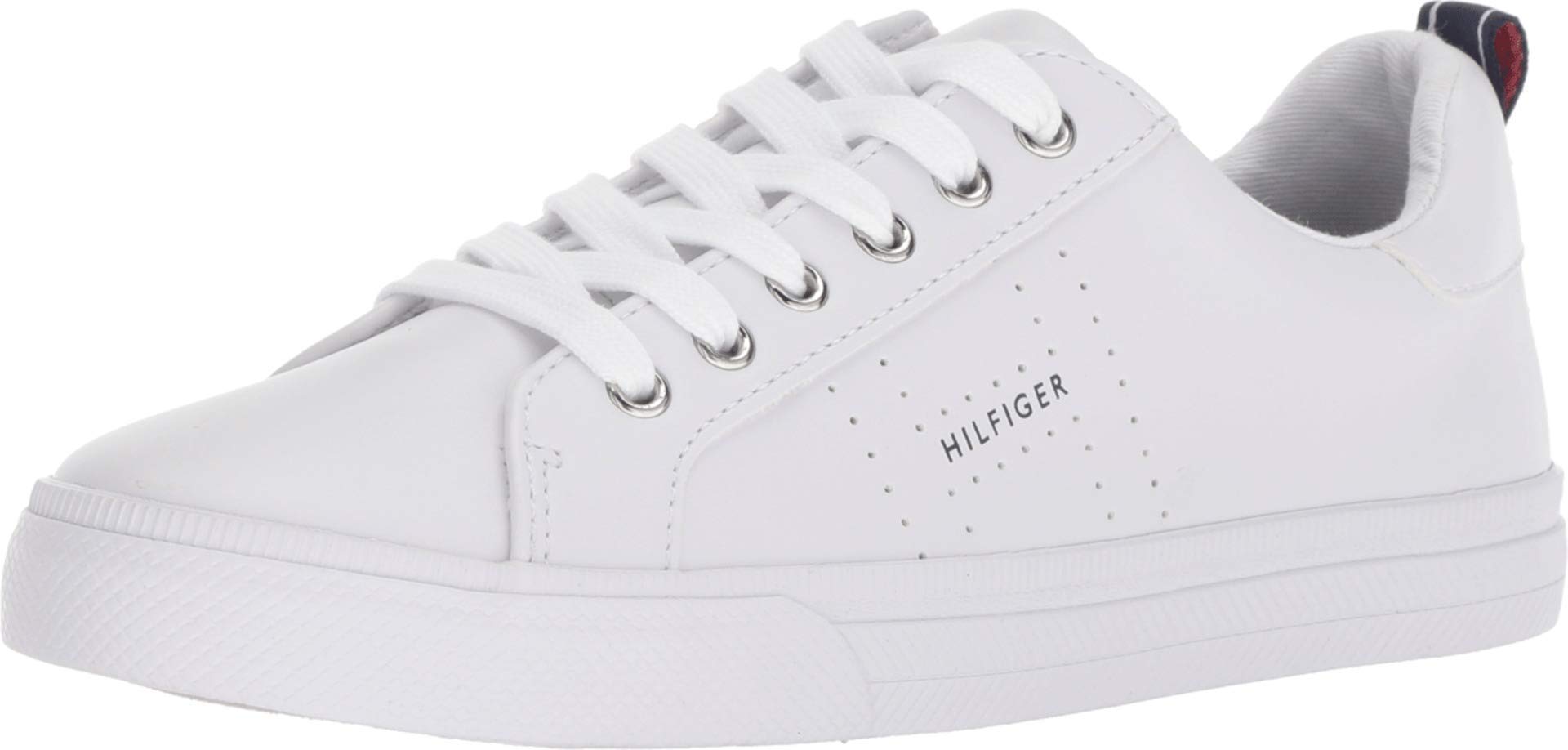 Tenis Tommy Hilfiger Lelita de Piel Blancos para Mujer - Venta Internacional