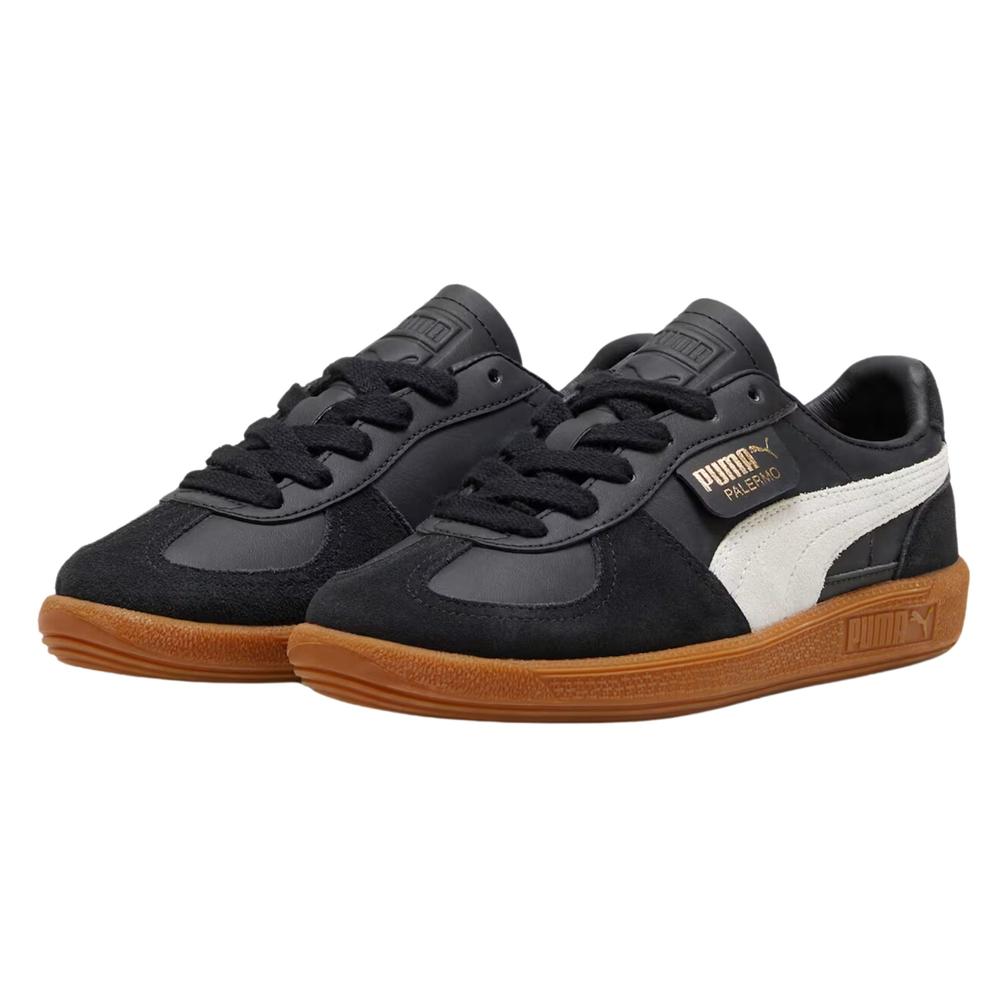 Foto 3 pulgar | Tenis Puma Palermo Lth Jr Mujer Moderno Negro