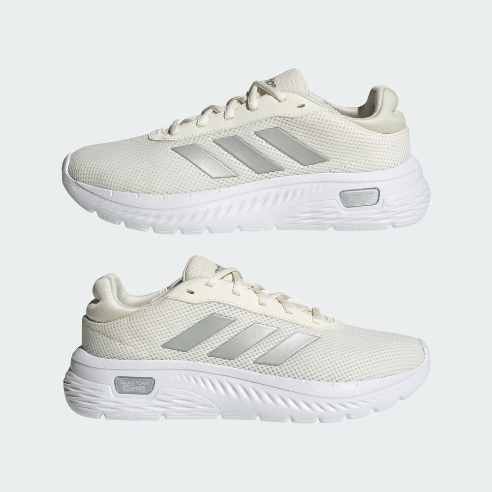 Foto 9 pulgar | Tenis Cloudfoam Comfy Adidas Blanco Mujer