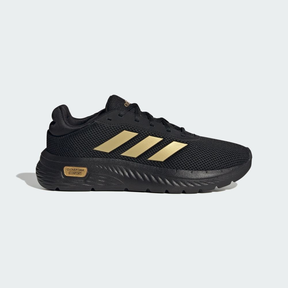 Foto 2 | Tenis Cloudfoam Comfy Adidas Negro Mujer