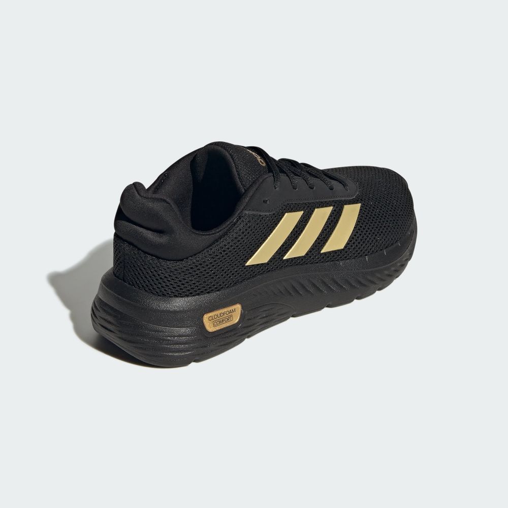 Foto 8 pulgar | Tenis Cloudfoam Comfy Adidas Negro Mujer