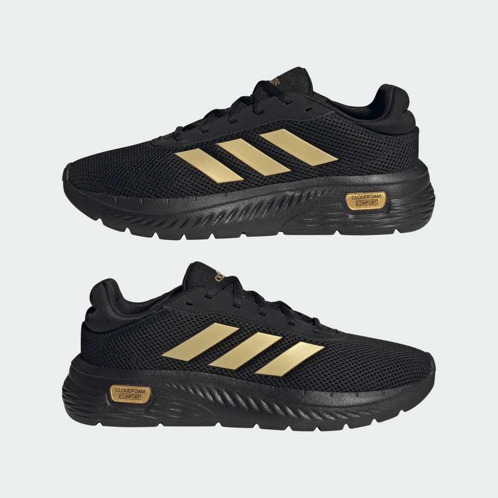 Foto 9 pulgar | Tenis Cloudfoam Comfy Adidas Negro Mujer