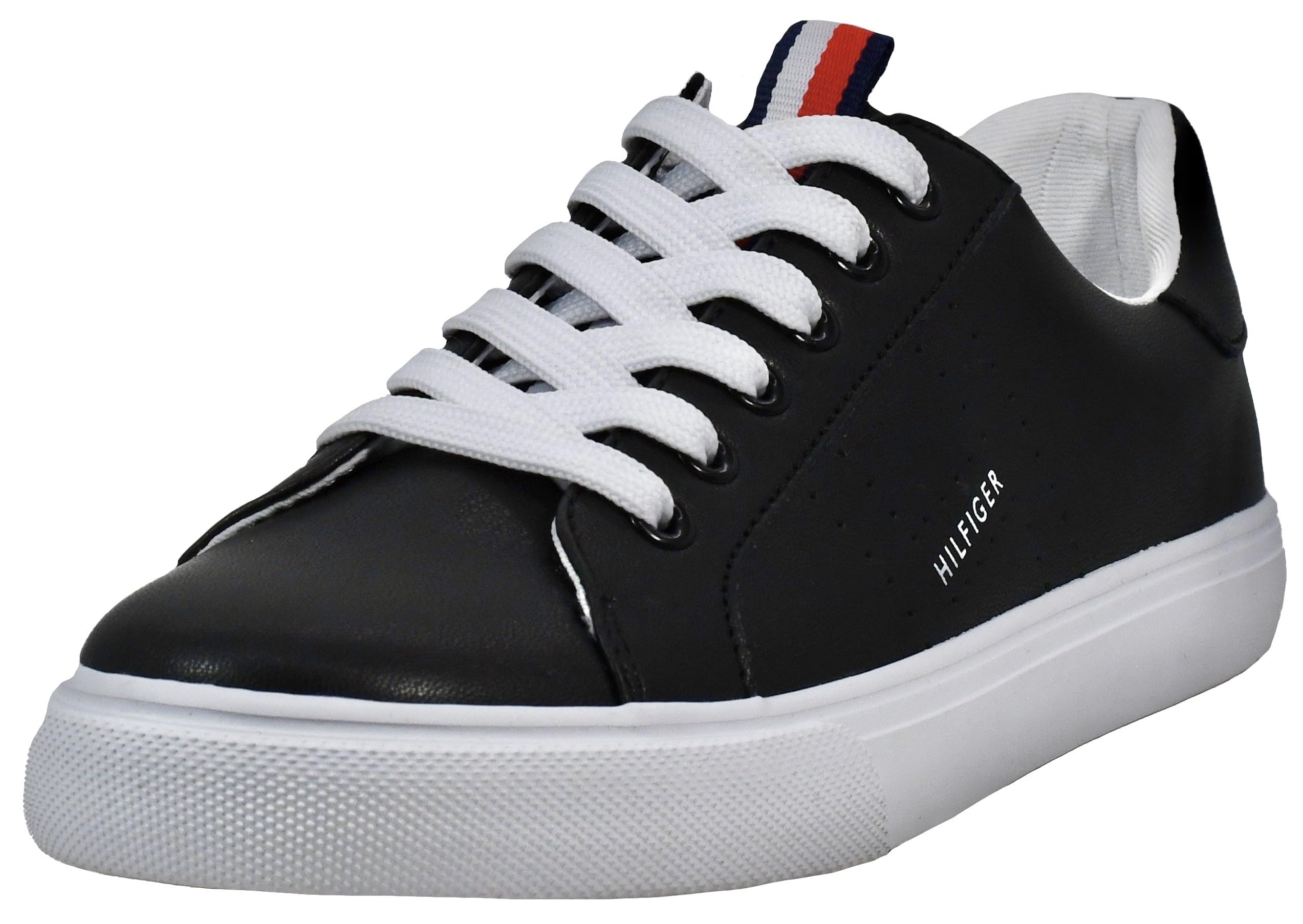 Tenis Tommy Hilfiger Lamiss de Piel Sintética Negra para Mujer - Venta Internacional