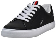 Tenis Tommy Hilfiger Lamiss de Piel Sintética Negra para Mujer - Venta Internacional