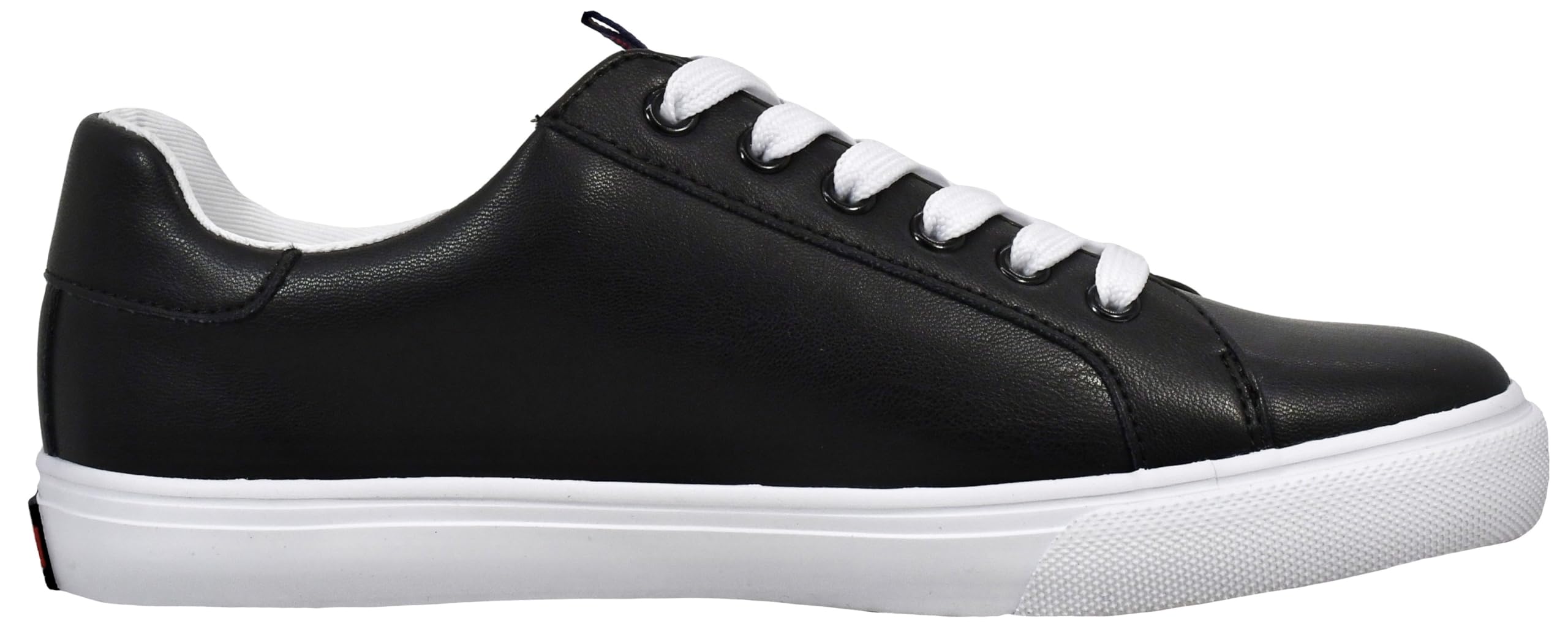 Foto 6 pulgar | Tenis Tommy Hilfiger Lamiss de Piel Sintética Negra para Mujer - Venta Internacional