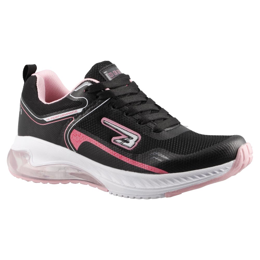 Foto 2 pulgar | Tenis Deportivos Dama Benn Sport 925 Negro/rosa Talla 22 A 26.5 M