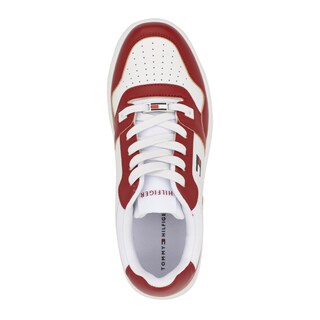 Foto 2 | Tenis Tommy Hilfiger Twigye Blanca con Rojo para Mujer - Venta Internacional