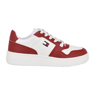 Foto 5 | Tenis Tommy Hilfiger Twigye Blanca con Rojo para Mujer - Venta Internacional