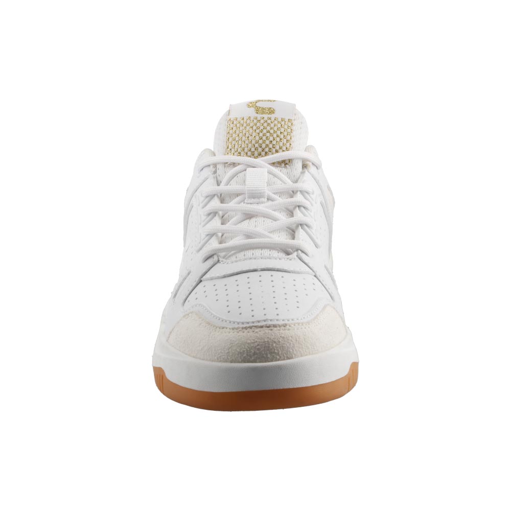 Foto 6 pulgar | Tenis Dama Charly 59336 Blanco/oro Tenis Casual Urbano Mujer Talla 22 A 27 E