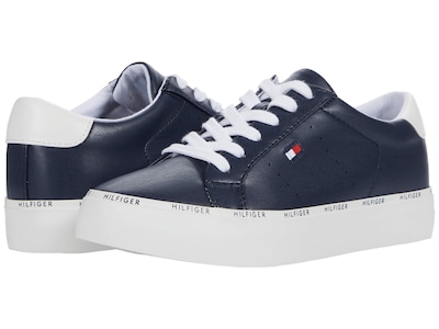 Foto 1 | Tenis Tommy Hilfiger Henissly Azul para Mujer - Venta Internacional
