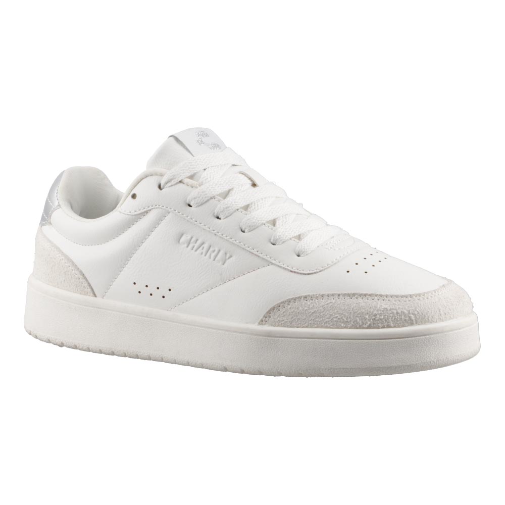 Tenis Dama Charly 43017 Blanco Tenis Casual Mujer Talla 22 A 27 E