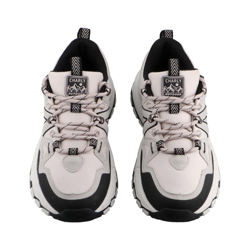 Foto 7 pulgar | Tenis Dama Charly 50579 Hiking Gris Comodo Casuales Talla 22 A 27 E