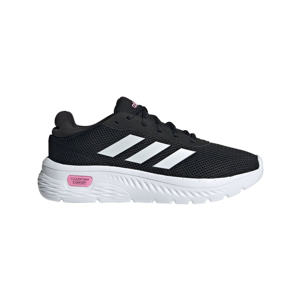 Foto 2 pulgar | Tenis Cloudfoam Comfy Adidas Negro Mujer
