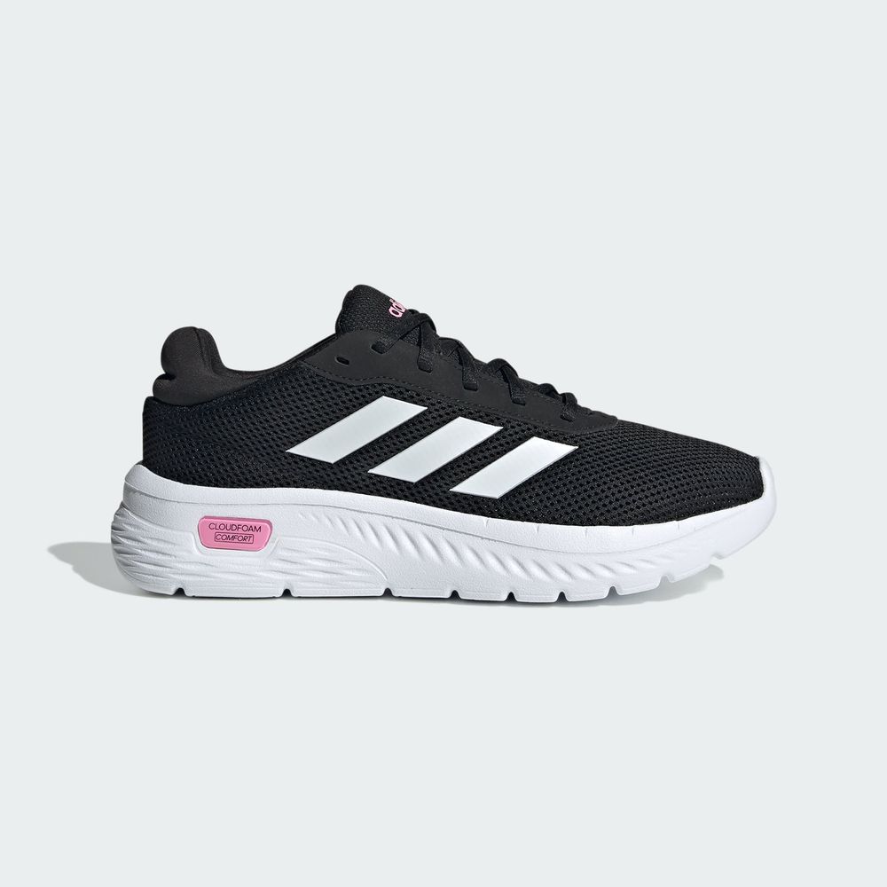 Foto 3 pulgar | Tenis Cloudfoam Comfy Adidas Negro Mujer