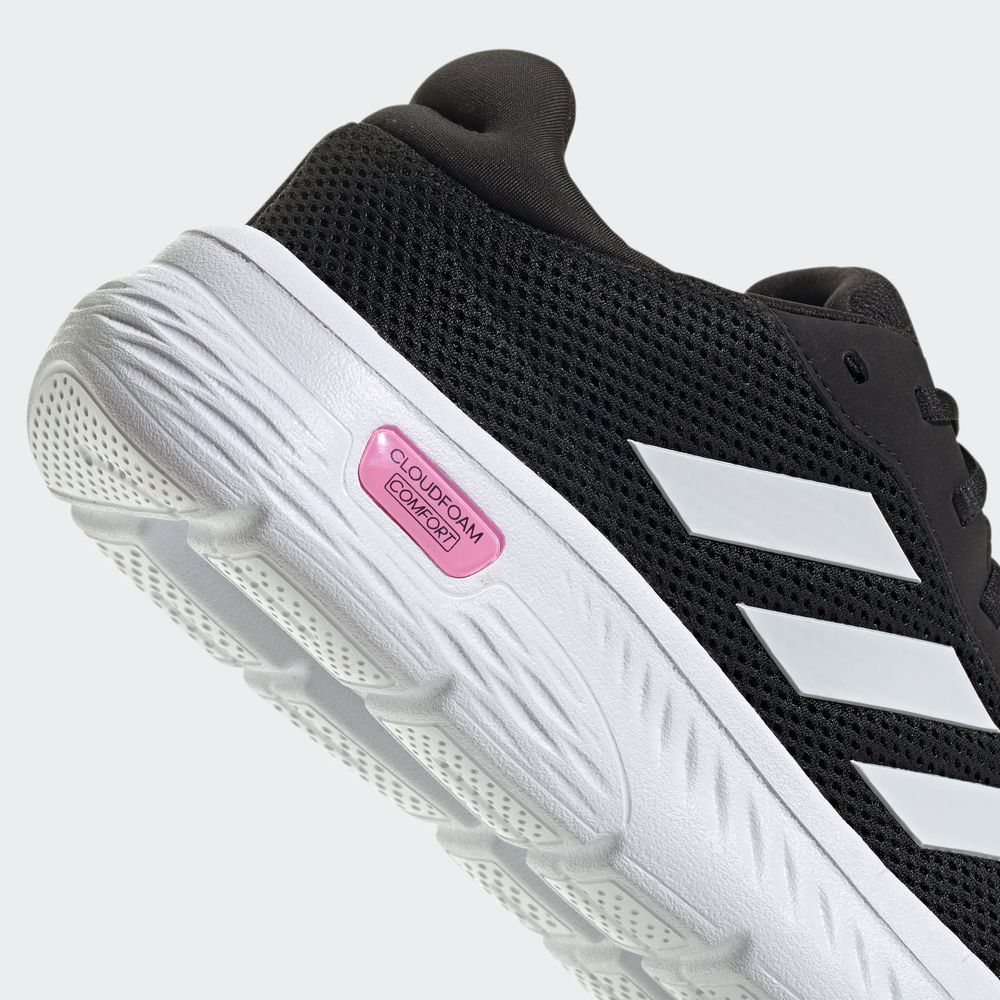 Foto 9 pulgar | Tenis Cloudfoam Comfy Adidas Negro Mujer