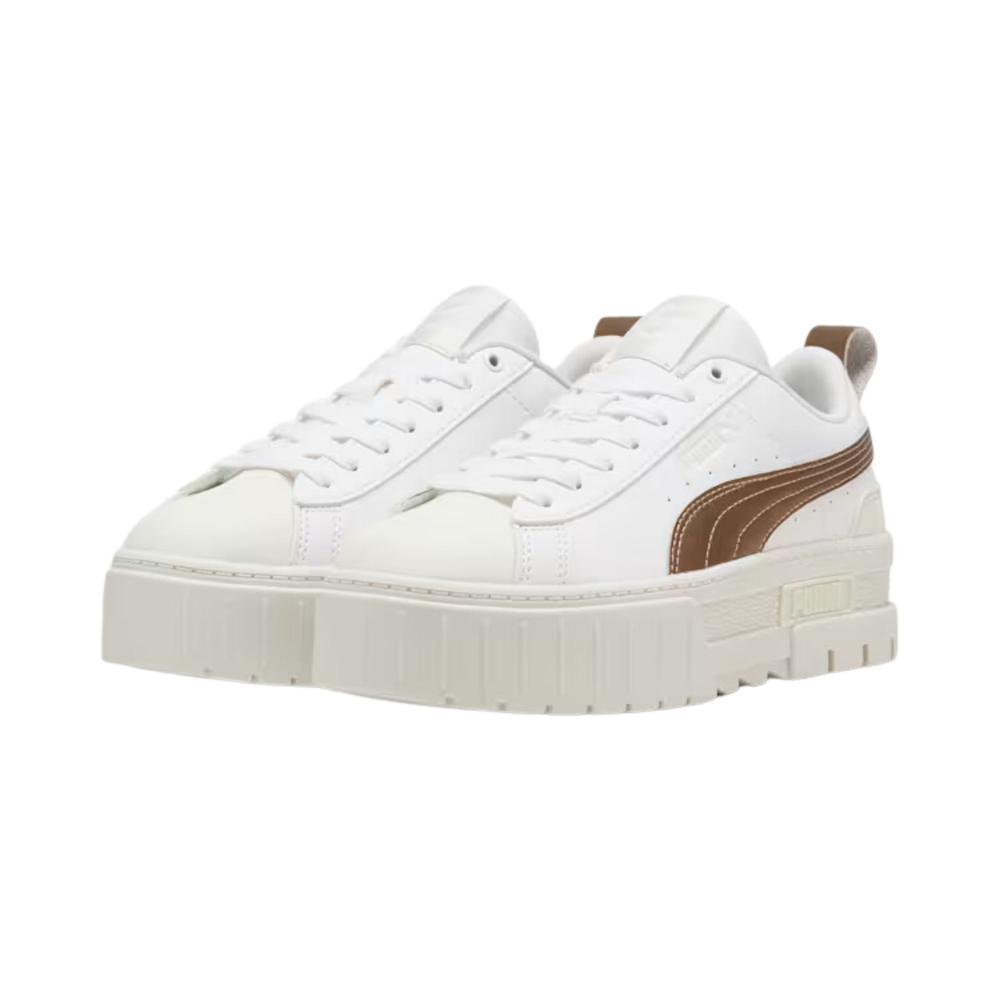 Foto 3 pulgar | Tenis Puma Mayze Glow-up Blancos para Mujer