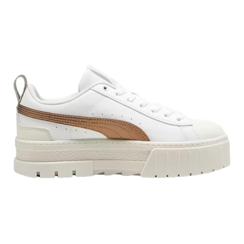 Foto 5 pulgar | Tenis Puma Mayze Glow-up Blancos para Mujer