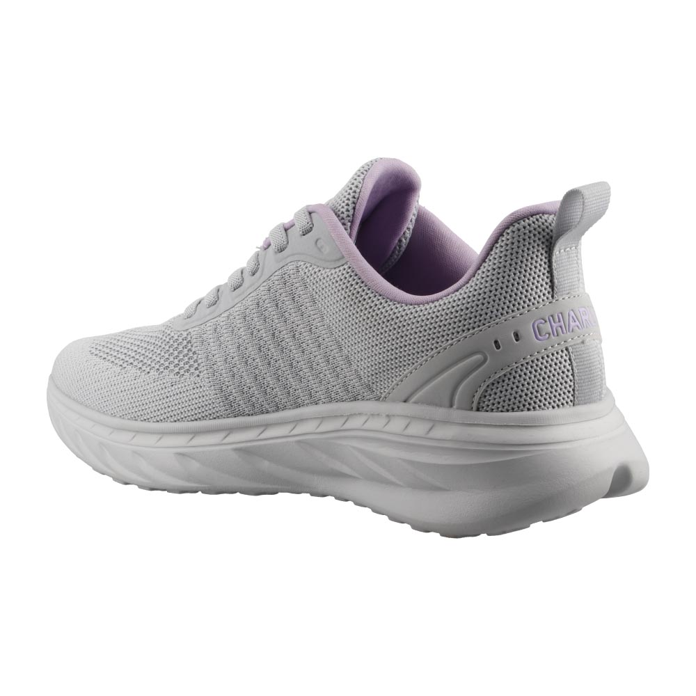 Foto 5 pulgar | Tenis Deportivo Dama Charly 59608 Gris/lila Dama Comodos Talla 22 A 27 E