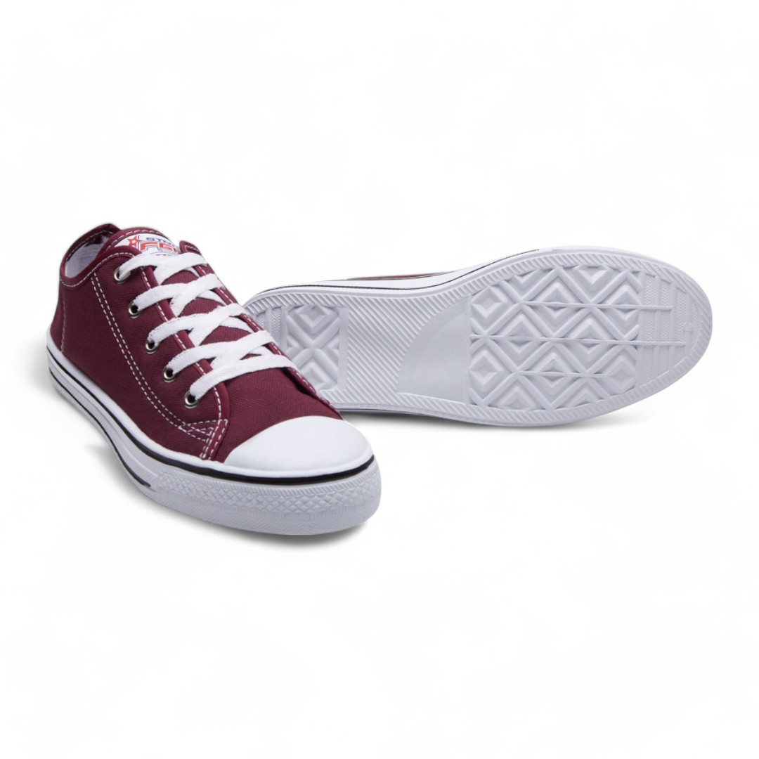 Foto 3 | Tenis Calzado Watanabe Tinto Con Costuras