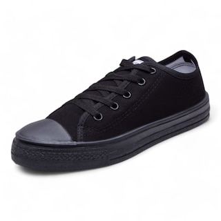 Foto 1 | Tenis Calzado Watanabe Negro Tela Con Punta