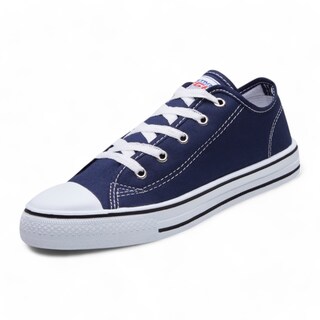 Foto 1 | Tenis Calzado Watanabe Azul Plano Con Costuras