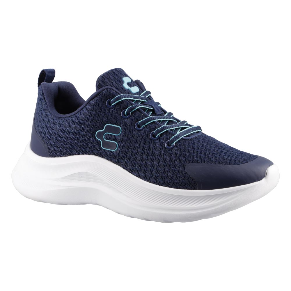 Tenis Dama Deportivos Charly 43026 Marino/lila  Mujer Tenis Entrenamiento Comodos Gym Talla 22 A 27 E