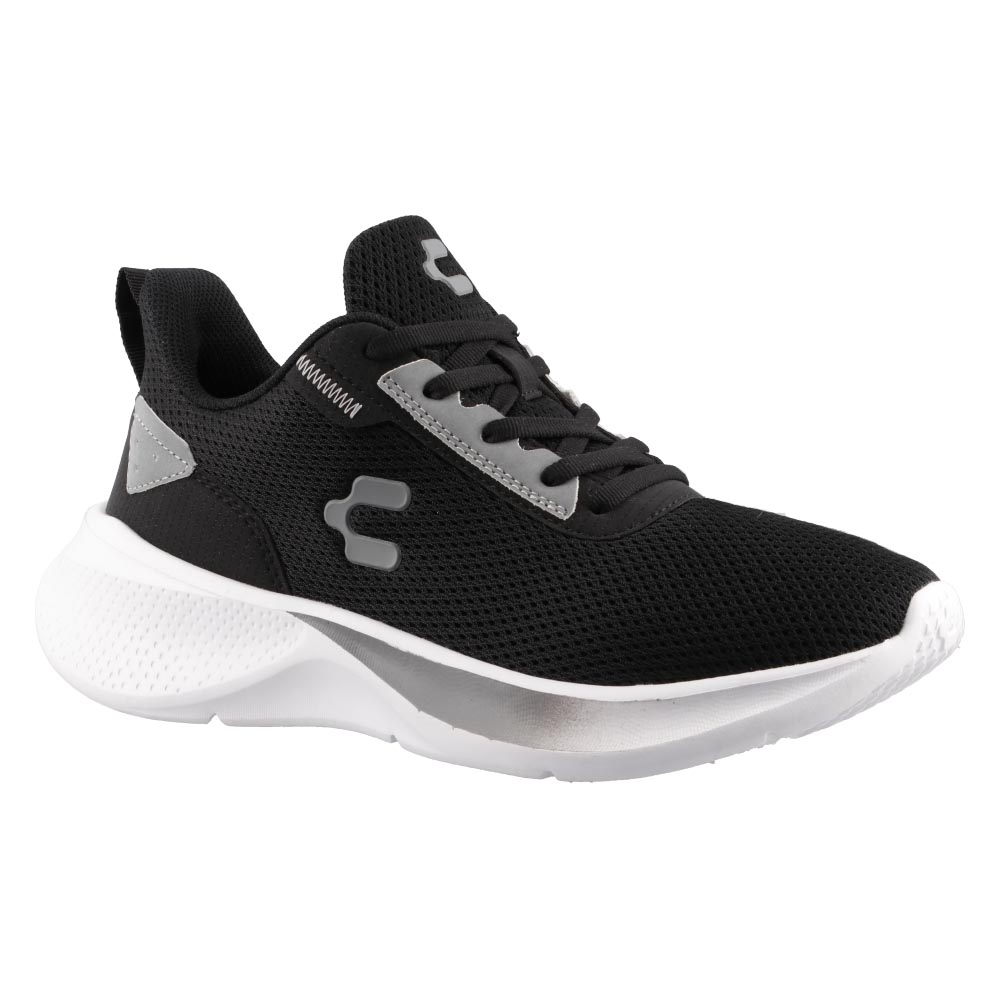 Foto 2 pulgar | Tenis Deportivo Mujer Charly 59553 Negro Comodos Tenis De Entrenamiento Gym Dama Talla 22 A 27 E