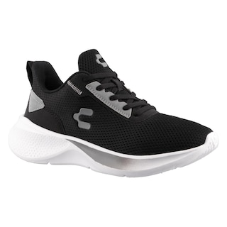 Foto 1 | Tenis Deportivo Mujer Charly 59553 Negro Comodos Tenis De Entrenamiento Gym Dama Talla 22 A 27 E