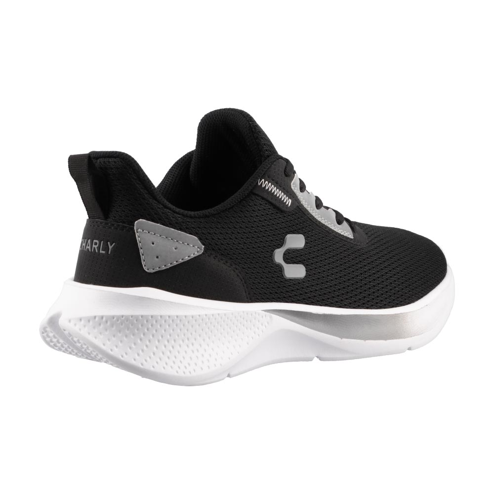 Foto 4 pulgar | Tenis Deportivo Mujer Charly 59553 Negro Comodos Tenis De Entrenamiento Gym Dama Talla 22 A 27 E