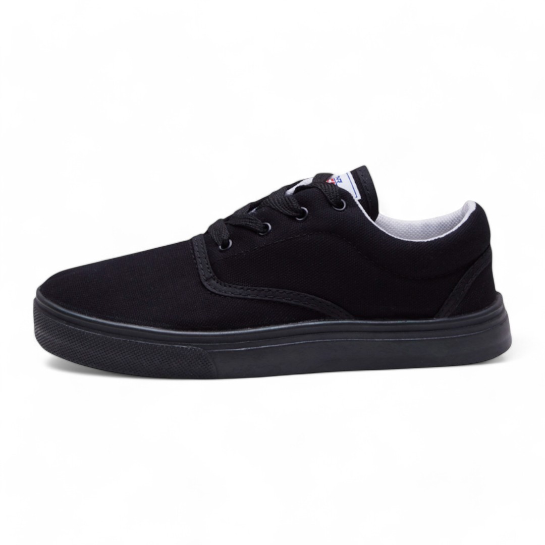 Foto 3 pulgar | Tenis Calzado Watanabe Negro Textil Monocromático